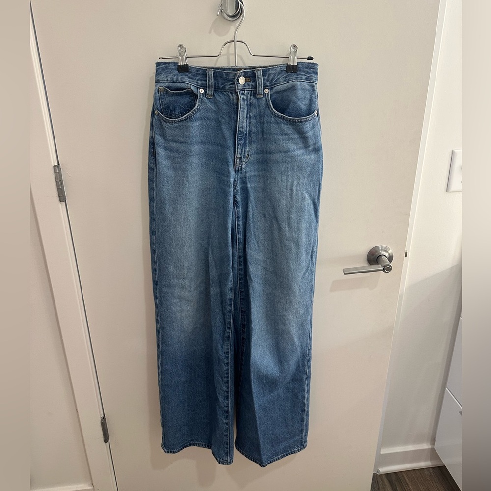 Madewell Curvy Super Wide Leg Jeans